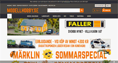Desktop Screenshot of modellhobby.se