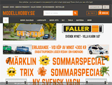Tablet Screenshot of modellhobby.se